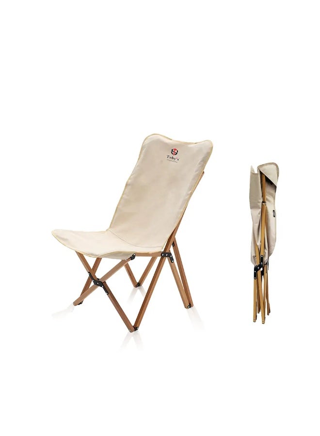 توبيز كرسي تخييم Butterfly قابل للطي وخفيف الوزن من Toby’s – موديل Camping Chair 05 - Image 1